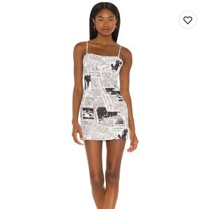 Superdown Letizia Printed Mini Dress